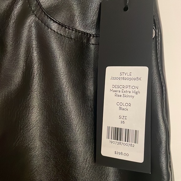 NWT Veronica Beard Maera Vegan Leather Pants - Picture 9 of 10